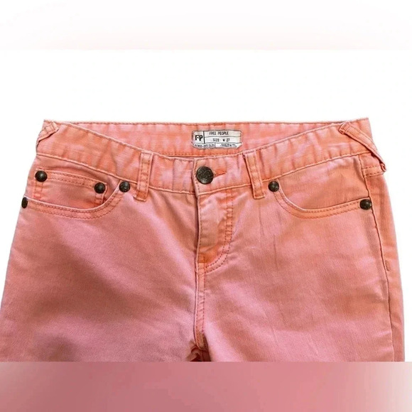 Free People Coral Skinny Stretch  Jeans Size 27 - Picture 4 of 9